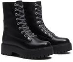 Schn&uuml;rboots TIMBERLAND "STONE STREET - MID LACE BOOT", Damen, Gr. 36, schwarz
