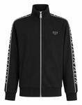 Yoga-Sweatjacke PHILIPP PLEIN "Joggingjacke", Herren, Gr. S, 02, schwarz, Stoff: 89%