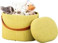 Inter Link Hocker "Dilia Stauraumhocker, Sitzhocker, Pouf, moderne Trendfarben" Mit