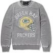 Sweatshirt RECOVERED "NFL Green Bay Packers Helmet Print", Herren, Gr. S, grau, 100%