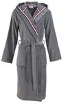 Unisex-Bademantel CARL ROSS "481310" Gr. S, grau (platin), S, Velours,...