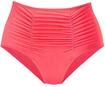 Highwaist-Bikini-Hose LASCANA "Ronda", Damen, Gr. 46, N-Gr, blau (koralle),