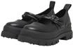Sneaker BUFFALO "Buffalo ASPHA BALLERINA SP", Damen, Gr. 36, schwarz, Polyurethan,