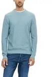 Rundhalspullover S.OLIVER, Herren, Gr. M, blau (blau sky), Strick,...