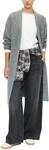 s.Oliver Longstrickjacke Lange Strickjacke ohne Verschluss / mit Wolle