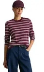 Langarmshirt MARC O'POLO DENIM "aus Organic Cotton", Damen, Gr. XXS, lila