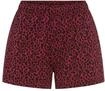 Pyjamashorts S.OLIVER, Damen, Gr. 40/42, N-Gr, rot (bordeaux, gemustert), Single