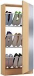 VCM Schuhschrank "Holz Schuhschrank Schuhkommode Fulisa L Spiegel" 1 Stk. tlg.