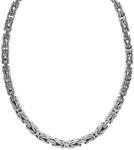 Collierkettchen ZEEME "Silber 925 poliert K&ouml;nigskette 5mm breit", wei&szlig;,...