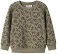 Sweatshirt NAME IT "NMMVIMO LS NREG AOP SWEAT BRU", Jungen, Gr. 116, mermaid