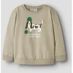 Sweatshirt NAME IT "NMMNILIUS LS NREG SWE BRU PB", Jungen, Gr. 116, beige...