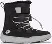 Winterboots LOTTO, M&auml;dchen, Gr. 25, schwarz-wei&szlig; (schwarz, dunkelgrau), Synthetik,