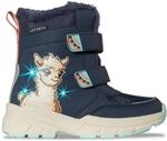Winterboots LOTTO, M&auml;dchen, Gr. 25, blau (navy, mint), Synthetik, Textil, Schuhe