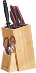 WESTMARK Magnet-Messerblock 1 Stk. Bambus, mit herausnehmbaren Einsatz