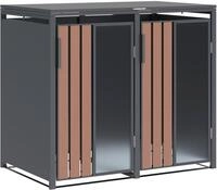 WESTMANN M&uuml;lltonnenbox "Status 2" BxTxH: 132x80x116 cm, f&uuml;r 2x240 L M&uuml;lltonnen