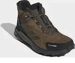 Wanderschuh ADIDAS TERREX "ANYLANDER LEATHER MID CLIMAPROOF", Herren, Gr. 44, braun