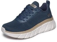 Sneaker SKECHERS "BOBS B FLEX HI-FLYING HI", Damen, Gr. 35, blau (navy, goldfarben),
