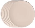 Villeroy & Boch Pizzateller "Platzteller NewMoon &oslash; 29 cm 6er Set beige"