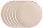 Villeroy & Boch Fr&uuml;hst&uuml;cksteller "Fr&uuml;hst&uuml;cksteller NewMoon &oslash; 24 cm 6er Set
