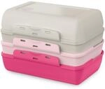 Emsa Lunchbox "Variabolo" platzsparend, verschiedene Farbkombinationen,