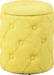 Inter Link Hocker "Yapak Stauraumhocker, Sitzhocker, Pouf, moderne Trendfarben,