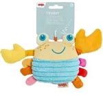 Greifspielzeug HABA "Ratterfigur Krabbe", bunt, Greifspielzeug, KinderB:22cm H:4,7cm,