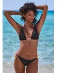 Triangel-Bikini-Top BUFFALO "Pop", Damen, Gr. 36, Cup A/B, schwarz,...