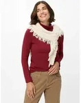 Sweatshirt BRAX "Style CARINA L", Damen, Gr. 48, rot (weinrot), 47% Baumwolle, 47%