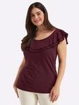 Sheego T-Shirt "Halbarmshirt" 1