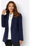 Jackenblazer LADY "Blazer", Damen, Gr. 52, blau (marine), 63% Polyester, 34%...
