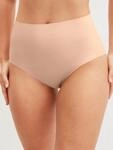 CALIDA High-Waist-Slip "Natural Skin" mit hohem Bund, flache Abschl&uuml;sse,