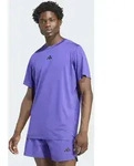 T-Shirt ADIDAS PERFORMANCE "D4T ESSENTIALS", Herren, Gr. M, lila (pure lila),
