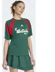 T-Shirt ADIDAS SPORTSWEAR "HOUSE OF TIRO TRIKOT", Damen, Gr. S, gr&uuml;n (team