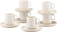 CreaTable Tasse "Uno, Espressotassen, Set 12-tlg." hochwertiges Steinzeug,
