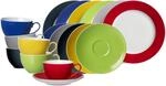 Ritzenhoff & Breker Geschirr-Set "Kaffeeservice Doppio 18er Set bunt"
