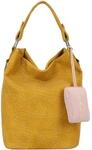 Fritzi aus Preu&szlig;en Schultertasche "Ella Hobo" mit Canvas-Anh&auml;nger