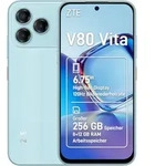 ZTE Smartphone "Blade V80 Vita", Energieeffizienz: A (A-G), blau (cyan), 256 GB,