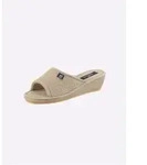 Pantoffel CASUAL LOOKS, Damen, Gr. 37, beige, Schuhe