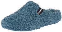 Pantoffel VERBENAS, Damen, Gr. 35, blau, Textil, Schuhe Hausschuh Pantoffeln Pl&uuml;sch