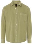 BOSS ORANGE Langarmhemd "Relegant 6 M" aus weichem Cord, Regular Fit, Logo-Stickerei