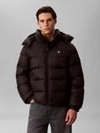 Steppjacke CALVIN KLEIN JEANS, Herren, Gr. S, schwarz, Web, Obermaterial: 100%