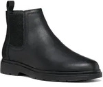 Chelseaboots GEOX "U SPHERICA EC1 B", Herren, Gr. 42, schwarz, Leder, Textil,...