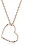 Kette mit Anh&auml;nger ELLI "Halskette Herz Anh&auml;nger Liebe Cut Out 925 Silber"...