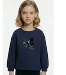 Sweatshirt BLUE SEVEN, M&auml;dchen, Gr. 98, blau (ultramarin), Sweatware, Obermaterial: