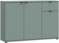 FORTE Sideboard "Ganymede" Sideboard, Stauraum, Schublade; Metallgriffe, 4 Dekore,