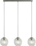 SEARCHLIGHT Pendelleuchte "Balls 3Lt Pendelleuchte - Chrommetall & Glas",