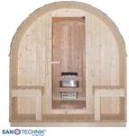 Sanotechnik Sauna "Au&szlig;ensauna ISLAND" 2 oder 4 Personen; inkl. 3,6 kW oder 8 kW