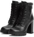 Tommy Jeans High-Heel-Stiefelette "TJW LACE UP HIGH HEEL BOOTS" Blockabsatz,