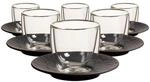 Villeroy & Boch Tasse "Espressogl&auml;ser mit Untertassen Manufacture Rock Glow 60 ml