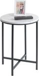 HAKU Beistelltisch "Sofatisch, Wohnzimmertisch" 1 Stk. tlg. rund - aus Metall